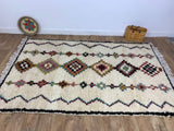 MyTindy Moroccan rug Style Azilal rug 5x8 ft Handmade rug Berber rug, view 2