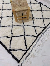 MyTindy Moroccan rug Beni Ouarain rug 5x8 ft Handmade rug Berber rug, view 6