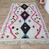 MyTindy Authentic Moroccan rug Style Azilal rug 5x8 ft Handmade rug Berber rug, view 2