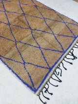 MyTindy Moroccan rug Beni Ouarain rug 5x8 ft Handmade rug Berber rug, view 3
