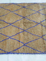 MyTindy Moroccan rug Beni Ouarain rug 5x8 ft Handmade rug Berber rug, view 4