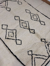 MyTindy Moroccan rug Beni Ouarain rug 5x8 ft Handmade rug Berber rug, view 3