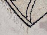 MyTindy Moroccan rug Beni Ouarain rug 5x8 ft Handmade rug Berber rug, view 5