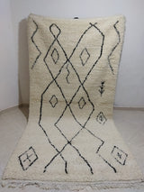 MyTindy Moroccan rug Beni Ouarain rug 5x8 ft Handmade rug Berber rug, view 6