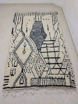 MyTindy Moroccan rug Beni Ouarain rug 5x8 ft Handmade rug Berber rug, view 2