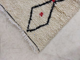 MyTindy Moroccan rug Beni Ouarain rug 5x8 ft Handmade rug Berber rug, view 5