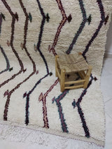 MyTindy Moroccan rug Beni Ouarain rug 5x8 ft Handmade rug Berber rug, view 4