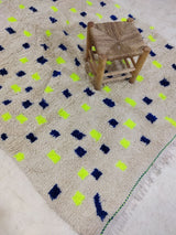 MyTindy Moroccan rug Beni Ouarain rug 5x9 ft Handmade rug Berber rug, view 2