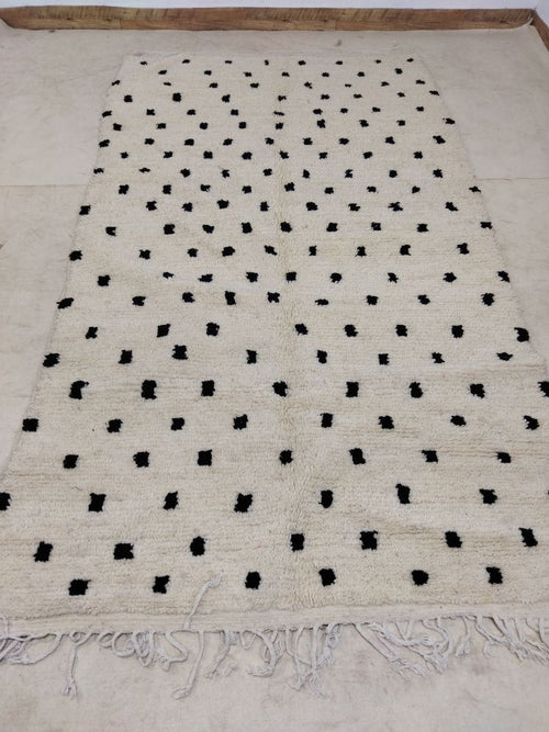 MyTindy Moroccan rug Beni Ouarain rug 5x9 ft Handmade rug Berber rug