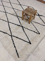 MyTindy Moroccan rug Beni Ouarain rug 5x9 ft Handmade rug Berber rug, view 3
