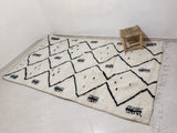 MyTindy Moroccan rug Beni Ouarain rug 5x9 ft Handmade rug Berber rug, view 2