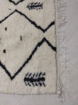 MyTindy Moroccan rug Beni Ouarain rug 5x9 ft Handmade rug Berber rug, view 4