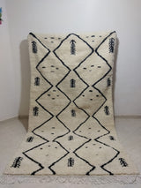 MyTindy Moroccan rug Beni Ouarain rug 5x9 ft Handmade rug Berber rug, view 6