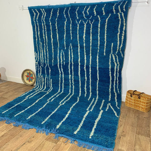 MyTindy Moroccan rug Style Azilal rug 6x10 ft Handmade rug Berber rug