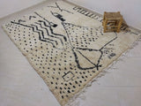MyTindy Moroccan rug Beni Ouarain rug 6x8 ft Handmade rug Berber rug, view 2