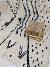 MyTindy Moroccan rug Beni Ouarain rug 6x8 ft Handmade rug Berber rug, view 3