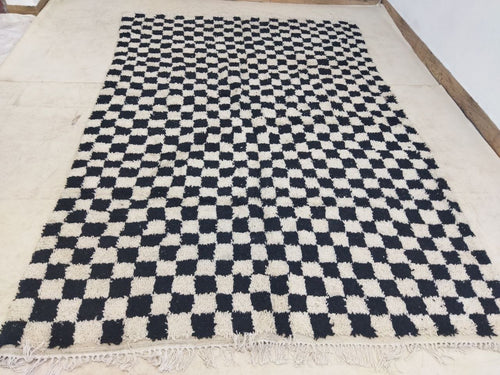 MyTindy Moroccan rug Beni Ouarain rug 6x9 ft Handmade rug Berber rug