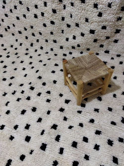 MyTindy Moroccan rug Beni Ouarain rug 7x10 ft Handmade rug Berber rug