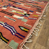 MyTindy Moroccan rug Style Azilal rug 7x9 ft Handmade rug Berber rug, view 5