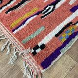 MyTindy Moroccan rug Style Azilal rug 7x9 ft Handmade rug Berber rug, view 6