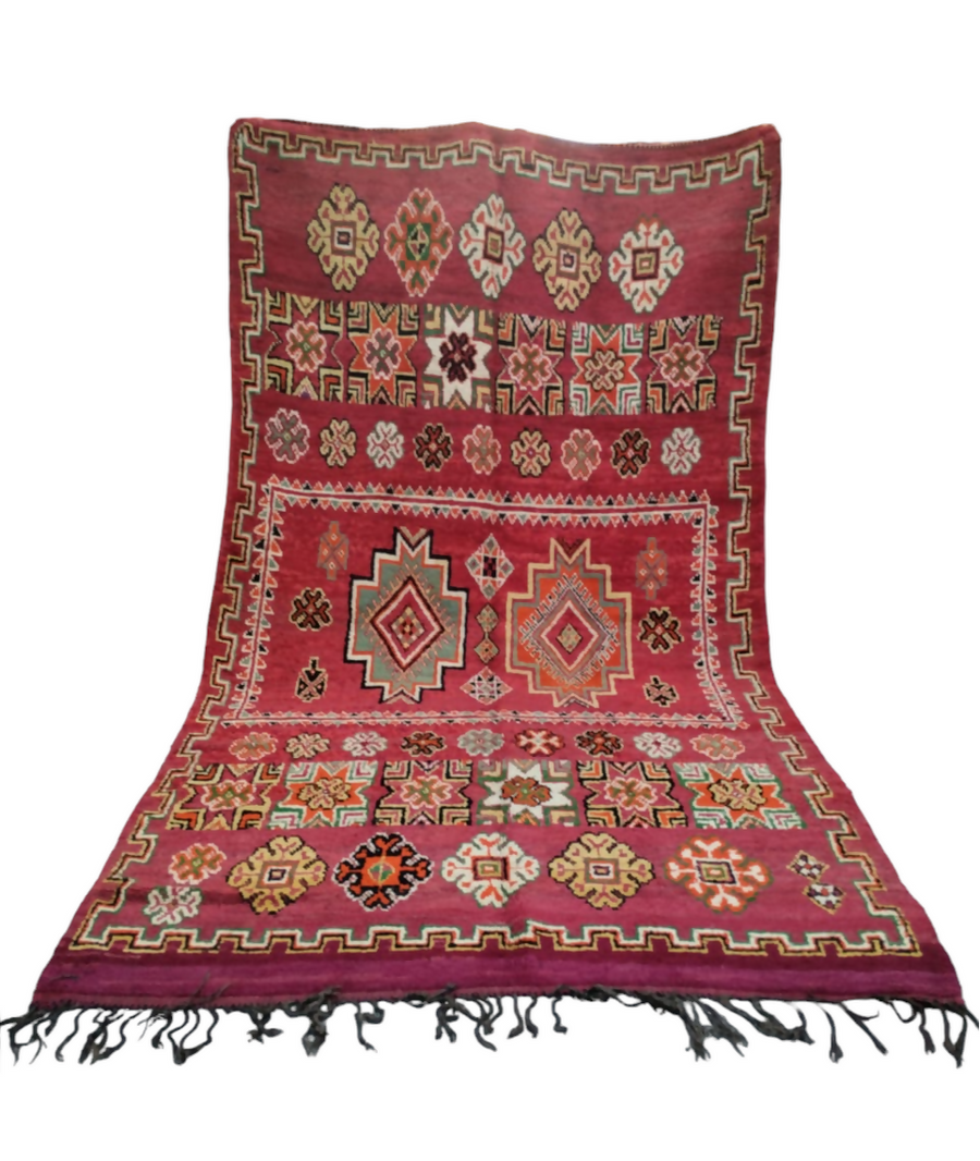 MyTindy Moroccan rug boujaad carpet rare vintage