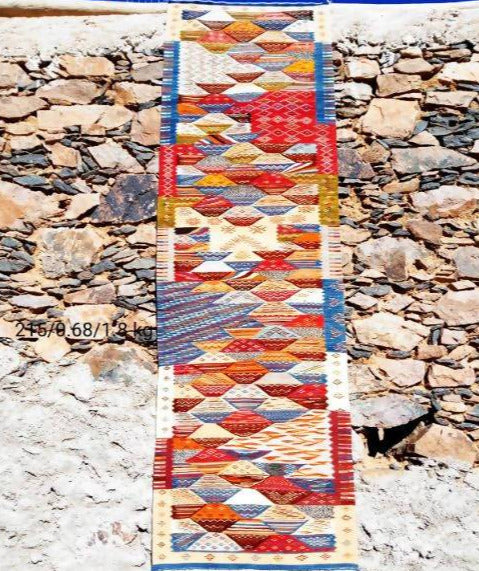 MyTindy Corridor Moroccan Carpet "The Map VIII"