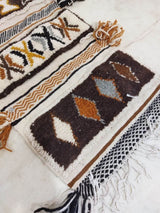 MyTindy Authentic Moroccan rug Style Azilal rug 2x4 ft Handmade rug Berber rug, view 5