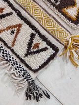 MyTindy Authentic Moroccan rug Style Azilal rug 2x4 ft Handmade rug Berber rug, view 6