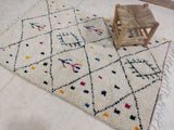 MyTindy Moroccan rug Style Azilal rug 3x5 ft Handmade rug Berber rug, view 2