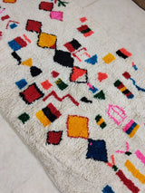 MyTindy Moroccan rug Style Azilal rug 3x5 ft Handmade rug Berber rug, view 2