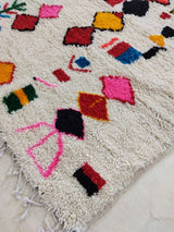MyTindy Moroccan rug Style Azilal rug 3x5 ft Handmade rug Berber rug, view 4