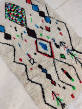 MyTindy Moroccan rug Style Azilal rug 3x5 ft Handmade rug Berber rug, view 2