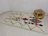 MyTindy Moroccan rug Style Azilal rug 3x5 ft Handmade rug Berber rug, view 2