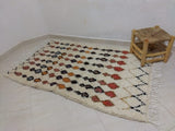 MyTindy Moroccan rug Style Azilal rug 3x5 ft Handmade rug Berber rug, view 2