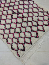 MyTindy Moroccan rug Style Azilal rug 3x5 ft Handmade rug Berber rug, view 4