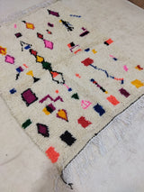 MyTindy Moroccan rug Style Azilal rug 3x5 ft Handmade rug Berber rug, view 3