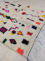 MyTindy Moroccan rug Style Azilal rug 3x5 ft Handmade rug Berber rug, view 4