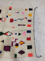 MyTindy Moroccan rug Style Azilal rug 3x5 ft Handmade rug Berber rug, view 5