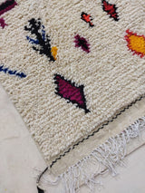 MyTindy Moroccan rug Style Azilal rug 3x5 ft Handmade rug Berber rug, view 6