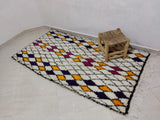 MyTindy Moroccan rug Style Azilal rug 3x6 ft Handmade rug Berber rug, view 2