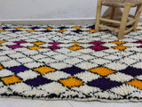 MyTindy Moroccan rug Style Azilal rug 3x6 ft Handmade rug Berber rug, view 3