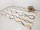 MyTindy Moroccan rug Style Azilal rug 4x5 ft Handmade rug Berber rug, view 2