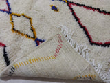 MyTindy Moroccan rug Style Azilal rug 4x5 ft Handmade rug Berber rug, view 5