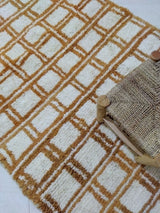 MyTindy Moroccan rug Style Azilal rug 4x6 ft Handmade rug Berber rug, view 3