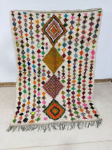 MyTindy Moroccan rug Style Azilal rug 4x6 ft Handmade rug Berber rug, view 6