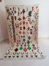 MyTindy Moroccan rug Style Azilal rug 4x8 ft Handmade rug Berber rug, view 6