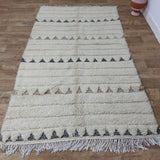 MyTindy Moroccan rug Style Azilal rug 4x8 ft Handmade rug Berber rug, view 2