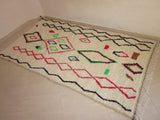 MyTindy Moroccan rug Style Azilal rug 4x8 ft Handmade rug Berber rug, view 2