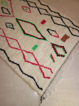 MyTindy Moroccan rug Style Azilal rug 4x8 ft Handmade rug Berber rug, view 3