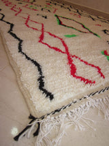 MyTindy Moroccan rug Style Azilal rug 4x8 ft Handmade rug Berber rug, view 4